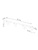 Nice Lamps Plafond SOLARA 4L schwarz/chrom H 22