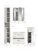 ebuy24 Badmöbelset Ice Weiß 150 x 30 cm