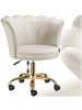 tectake Sessel dick gepolstert, mit Samtbezug, 67 x 64 x 76 cm
