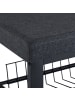 relaxdays Schuhbank in Schwarz - (B)82 x (H)50,5 x (T)33 cm