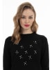 faina Damen Strick Pullover in Schwarz