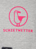 SCHIETWETTER SCHIETWETTER Hoodie Logoprint Toni in grey mel/neon pink