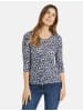 Gerry Weber T-Shirt 3/4 Arm in Atlantic/Navy Dots