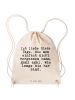 Mr. & Mrs. Panda Sportbeutel Ich liebe diese Tage,... mit Spruch in Creme