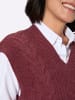 WITT WEIDEN Pullunder in dunkelrot-meliert