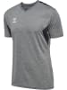 Hummel Hummel T-Shirt Hmlauthentic Multisport Herren Atmungsaktiv Schnelltrocknend in GREY MELANGE