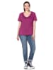 sheego T-Shirt in magenta