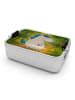 Mr. & Mrs. Panda Bento Box Einhorn Mann Design ohne Spruch in Weiß
