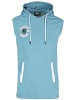 Gorilla Wear ärmelloses T-Shirt mit Kapuze - Oswego - Blue