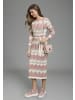 Laura Scott Strickkleid in beige-rosa