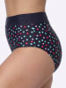 Sieh an! Bikini-Hose in marine-pink-bedruckt