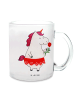 Mr. & Mrs. Panda Glas Einhorn Dame ohne Spruch in Transparent