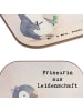 Mr. & Mrs. Panda Bierdeckel Friseurin Leidenschaft Design mit Sp... in Weiß
