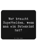 Mr. & Mrs. Panda Mousepad Spruch Patenkind Wunder mit Spruch in Schwarz