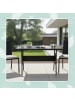 relaxdays Gartentisch in Schwarz - (B)100 x (H)70 x (T)60 cm