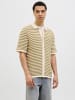 Jack & Jones Gestricktes Polo in Sea Salt
