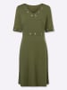 Heine Jersey-Kleid in oliv