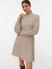 Vero Moda Strickkleid in Silver Mink