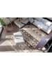 Kayoom Kurzflor Teppich Ariya 325 in taupe - rechteckig