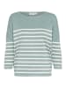 SAINT TROPEZ Strickpullover MilaSZ Oversize fit in Blue Surf Melange