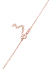 Elli Halskette 925 Sterling Silber Infinity, Kreuz in Rosegold