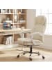 HOMCOM Bürostuhl in Beige 73L x 64B x 120H cm