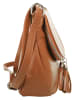 Samantha Look Umhängetasche echt Leder in cognac