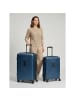 Redolz Essentials 14 4-Rollen Kofferset M+L mit Dehnfalte in dark blue metallic
