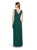 Vera Mont Abendkleid mit V-Ausschnitt in Dark Emerald