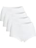 Con-ta Baumwolle, Feinripp Taillenslip 4er-Pack kochfest in weiß