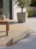 KADIMA DESIGN Outdoor-Teppich VIGOLENO Rauten Flachgewebe gekettelt in Beige-Braun