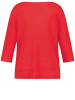 SAMOON T-Shirt Kurzarm Rundhals in Power Red