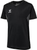 Hummel Kinder Sportshirt "Hmlauthentic Pl Jersey S/S Kids" in Schwarz
