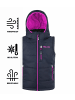 Trollkids Polyfaserweste "Narvik" in Navy / Magenta