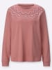 Sieh an! Freizeit-Sweatshirt in rosenholz