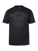 JP1880 Kurzarm T-Shirt in schwarz