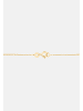 Ethische Diamanten Halskette aus 375 Gelbgold mit Lab Grown Diamant