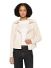 CARTOON Blazer-Jacke mit offenem Saum in beige