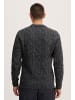 CASUAL FRIDAY Strickpullover Karl 0044 crew neck cable knit 20504501 in blau