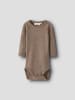name it Strampler in Sepia Tint