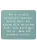 Mr. & Mrs. Panda Mousepad Spruch Freundlichkeiten verbreiten mit... in Meeresbrise