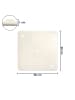 WohnDirect rutschfeste Duscheinlage 60x60cm BLASIC 1 in weiss