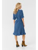 Cream Kleid CRTiah Feminine in Animal skin blue
