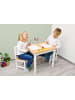 Pinolino Kinderstuhl Fenna, weiß/natur, 25.5 x 25.5 x 55 cm
