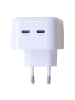 Wisam Wandladegerät MX Thunder PD 35W, 2x USB-C weiß