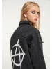 myMo ROCKS Damen Jeansjacke in Schwarz