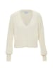 Poomi Damen Cardigan in WOLLWEISS
