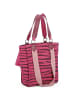 Fritzi aus Preußen Izzy02 Canvas Shopper Tasche 32 cm in zebra pink