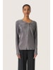 Soaked in Luxury Langarm-Shirt SLSkylara Slim fit in Silver