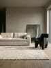 KADIMA DESIGN Teppich Wolle Handgetuftet LEVEN Wellen Abstrakt Wohnzimmer Modern in Beige